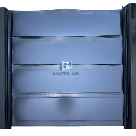 Set matrite gard panou complet cu 4 matrite de gard si 2 stalpi - SIMPLU 200x40 cm