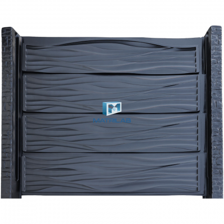 Set matrite gard panou complet cu 4 matrite de gard si 2 stalpi [2]