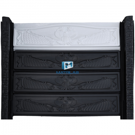 Set matrite gard panou complet cu 4 matrite de gard si 2 stalpi [1]
