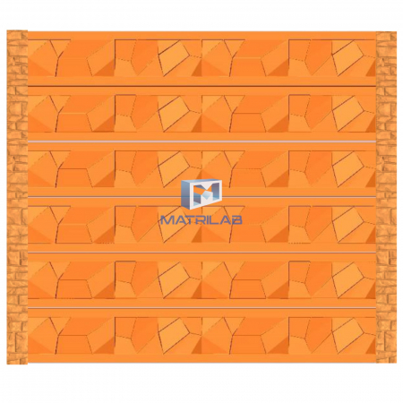 Set matrite gard - Set matrite gard panou complet cu 6 matrite de gard si 2 stalpi