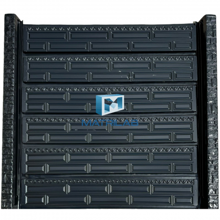 Set matrite gard - Set matrite gard panou complet cu 6 matrite de gard si 2 stalpi - PREMIUM PUISOR SERPISORI
