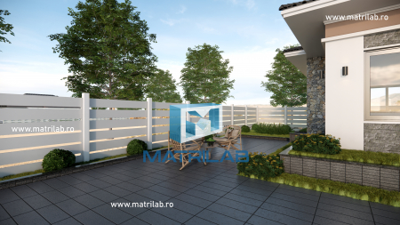 Set matrite gard panou complet cu 6 matrite de gard si 2 stalpi [2]